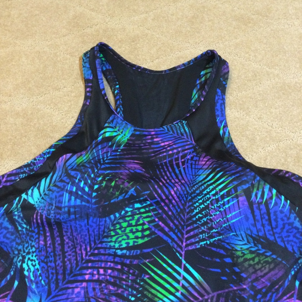 Swimsuits For All NWOT High-Neck Racerback Tankini Top, 18 - Picture 3 of 9